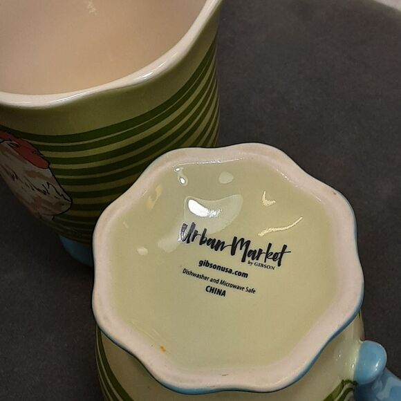 Urban Market Chicken Coffee Mugs - Picture 2 of 5